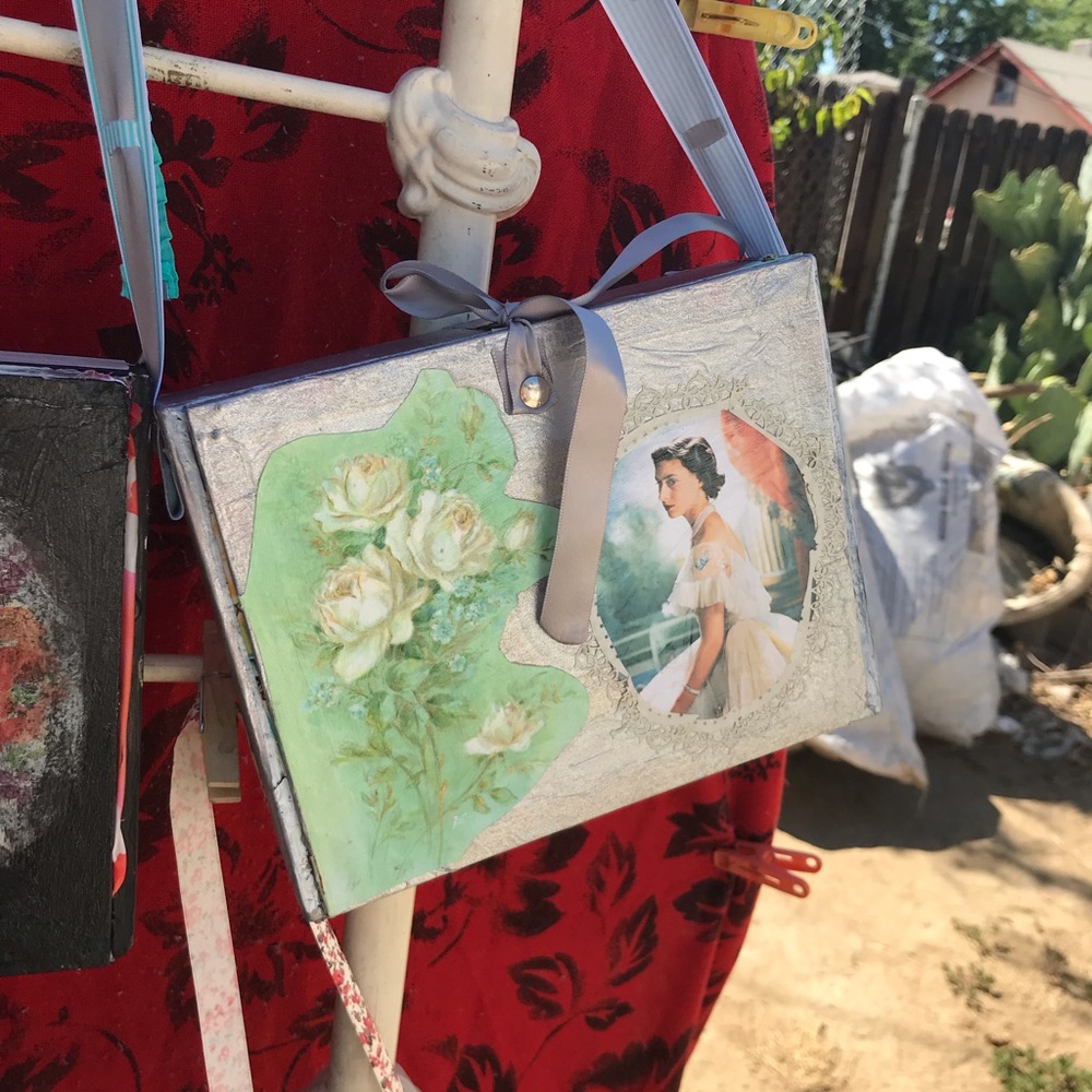 Handmade cigar box turn into purses